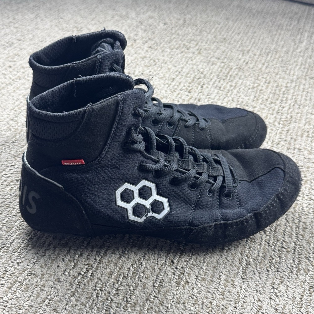 Rudis Mens 9 Womens 10.5 Colt 3.0 Adult Wrestling Shoes Blackout Black